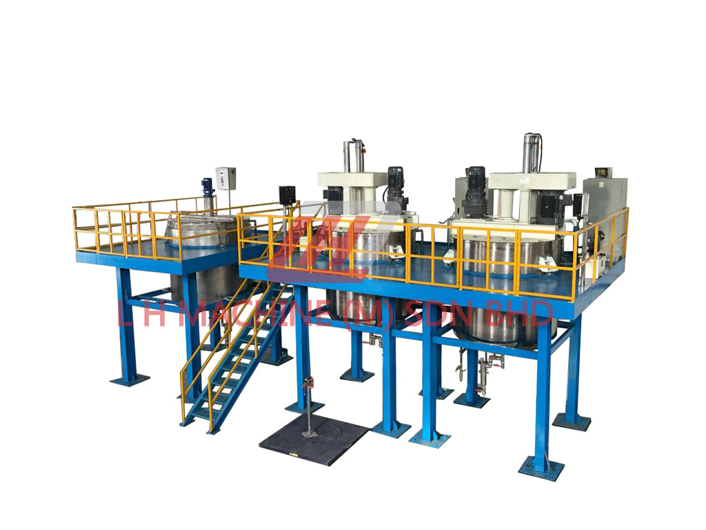 Platform Type Concentric Double Shaft Mixer
